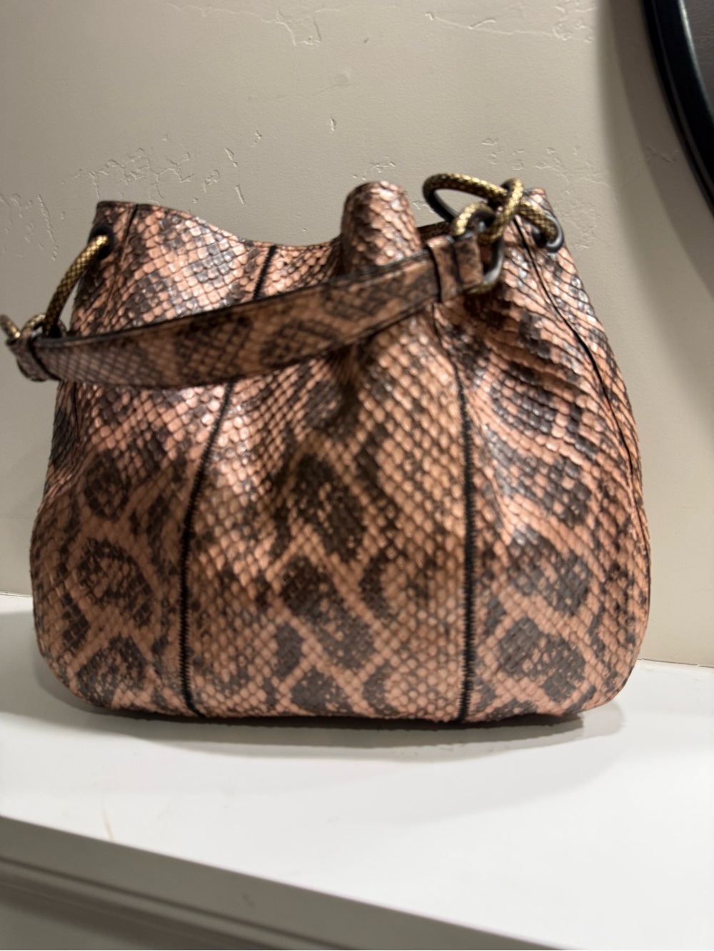 Bottega Veneta Python Loop Hobo Bag Original Retail:$4,800 - Picture 4 of 11